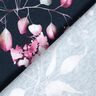 Jersey de algodão Eucalipto e hortênsias | Glitzerpüppi – azul-noite/rosa,  thumbnail number 4