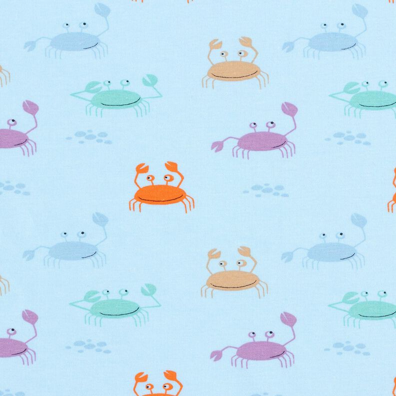 Jersey de algodão Caranguejos giros – azul bebé,  image number 1