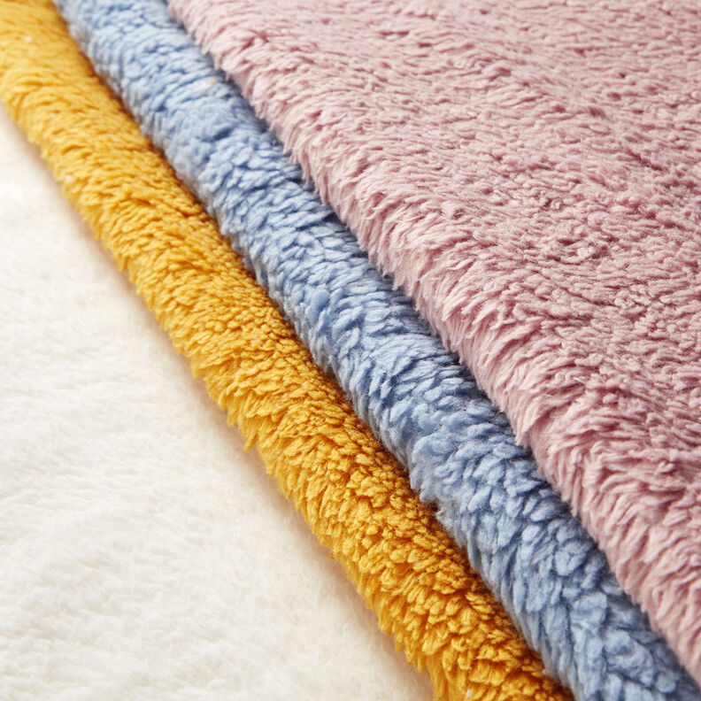 Sherpa Mistura de algodão Liso – rosa embaçado,  image number 6