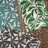 Tecido para decoração Lona plantas sofisticadas – verde escuro/natural,  thumbnail number 7