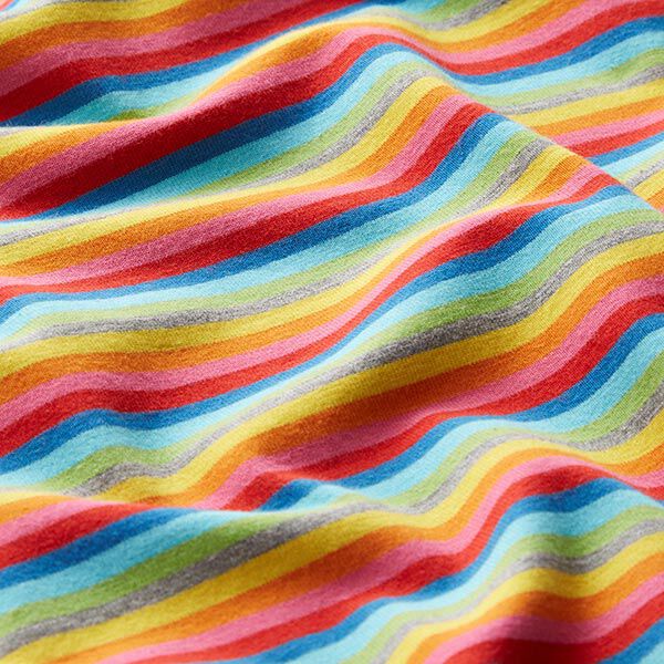 Jersey de algodão Anéis Arco-íris | by Poppy,  image number 2