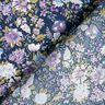 Popelina de algodão Prado de flores românticas – azul-marinho/lavanda,  thumbnail number 4