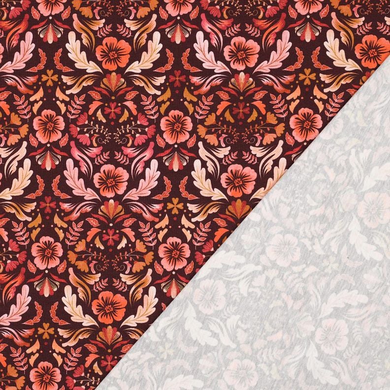 Jersey de algod&atilde;o Flores Impress&atilde;o Digital &ndash; bord&ocirc;,  image number 4