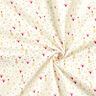 Tecido de algodão Popelina Corações e estrelas – branco sujo/dourado,  thumbnail number 3