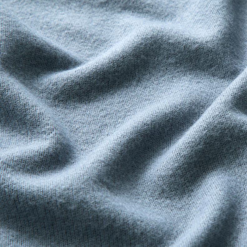 Malha fina Jersey Liso – azul aço,  image number 2