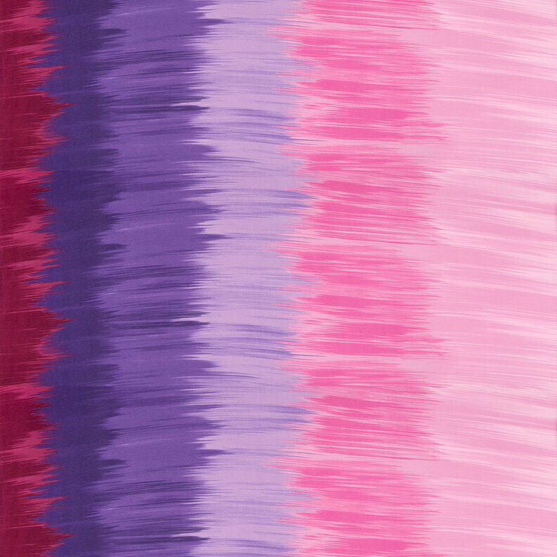 Jersey de viscose Gradação de cor Riscas na vertical – beringela/lilás,  image number 1