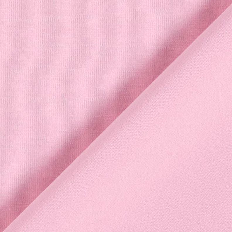Baumwolljersey Medium Uni &ndash; rosa,  image number 5