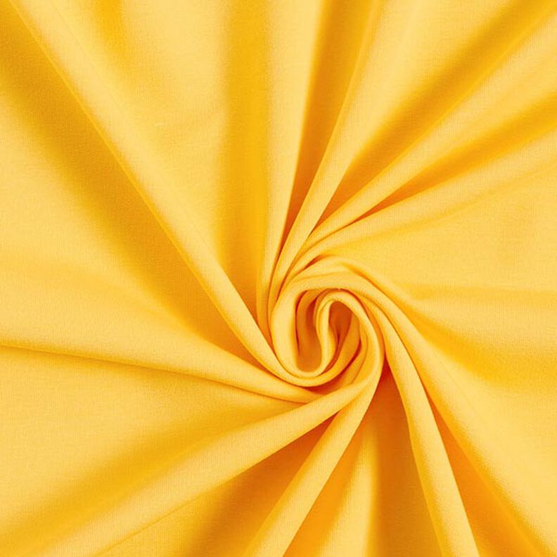 Terry francês simples liso – amarelo-sol,  image number 1