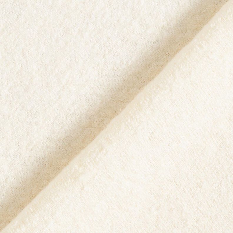 Tecido leve de malha com mistura de viscose e lã – branco sujo,  image number 3