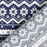 Tecido de algodão Popelina Padrão norueguês – azul-noite,  thumbnail number 4