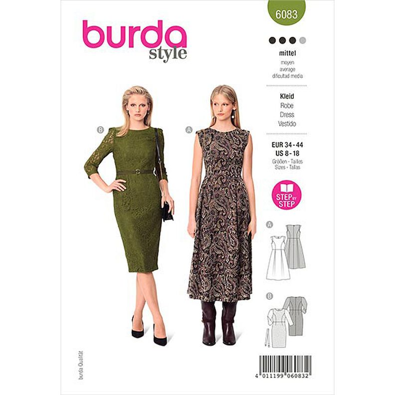 Sukienka, Burda 6083 | 34-44,  image number 1