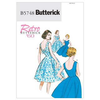 Vestido vintage, Butterick 5748|34 - 40|42 - 48, 