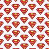 Popelina de algodão Logótipo do Super-homem Tecido sob licença | DC Comics – branco,  thumbnail number 1