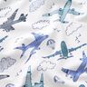 Jersey de algodão Aviões Impressão Digital – branco sujo,  thumbnail number 2