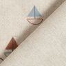 Tecido para decoração Meio linho Panamá Viagem de barco – natural/azul,  thumbnail number 4