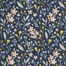 Tecido de algodão Cretone Flores – azul-noite,  thumbnail number 1