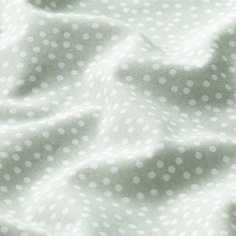 Tecido de algodão Cretone Pintas irregulares – verde pastel,  image number 2