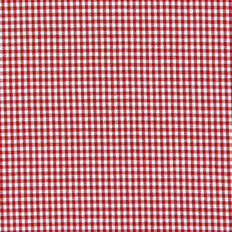 Tecido de algodão Xadrez Vichy 0,2 cm – vermelho/branco,  image number 1