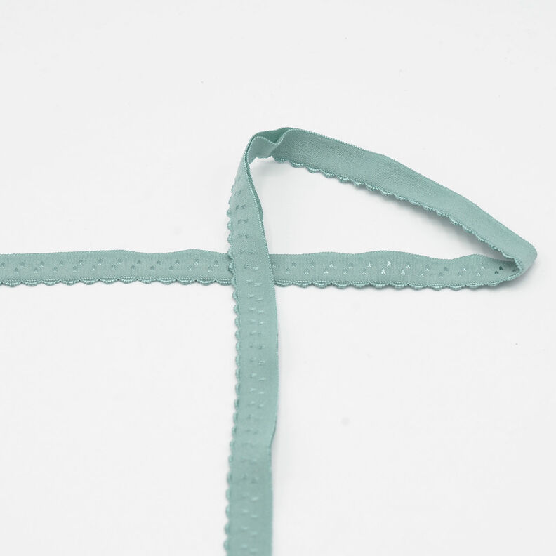 Fita de nastro elástica Renda [20 mm] – verde amarelado,  image number 1