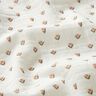 Musselina/ Tecido plissado duplo Mini tulipas Impressão Digital – branco,  thumbnail number 2