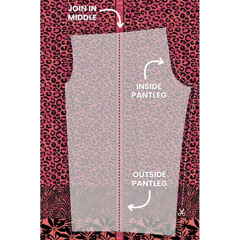 Viscose Voile Flores grandes Design de rebordo Barra – azul petróleo,  image number 10