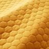 Tecido para estofos Veludo acolchoado Favos de mel – mostarda,  thumbnail number 2