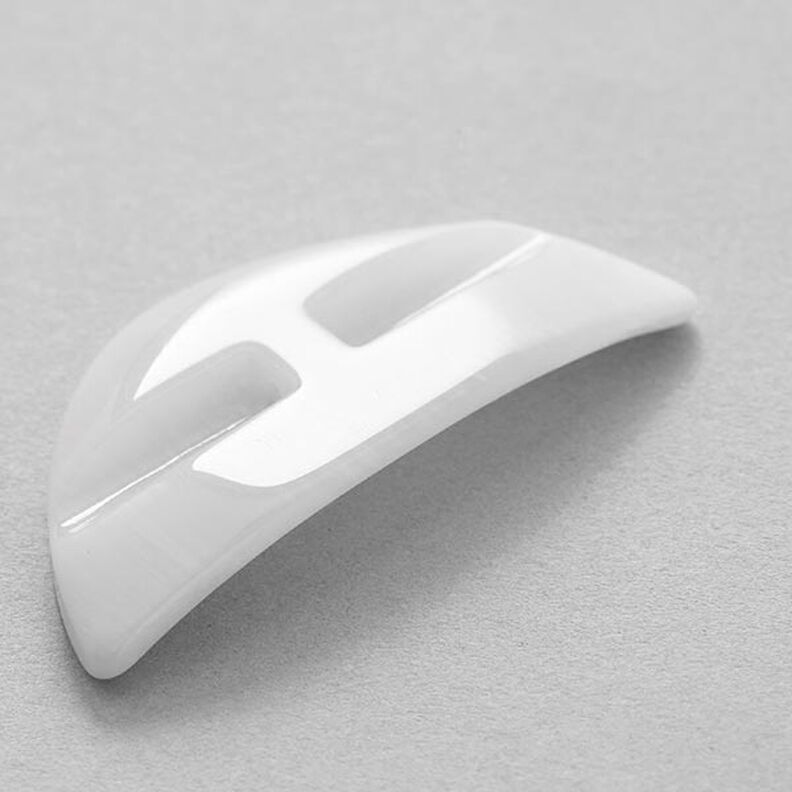 Botão de pé com canal [ 55 mm ] – branco,  image number 3