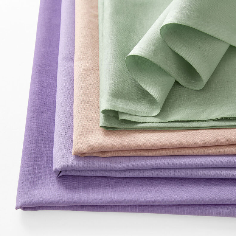 Tecido de algodão Cretone Liso – menta clara,  image number 4