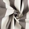 Tecido para exteriores Lona Riscas grossas – pedra cinzento/marfim,  thumbnail number 3