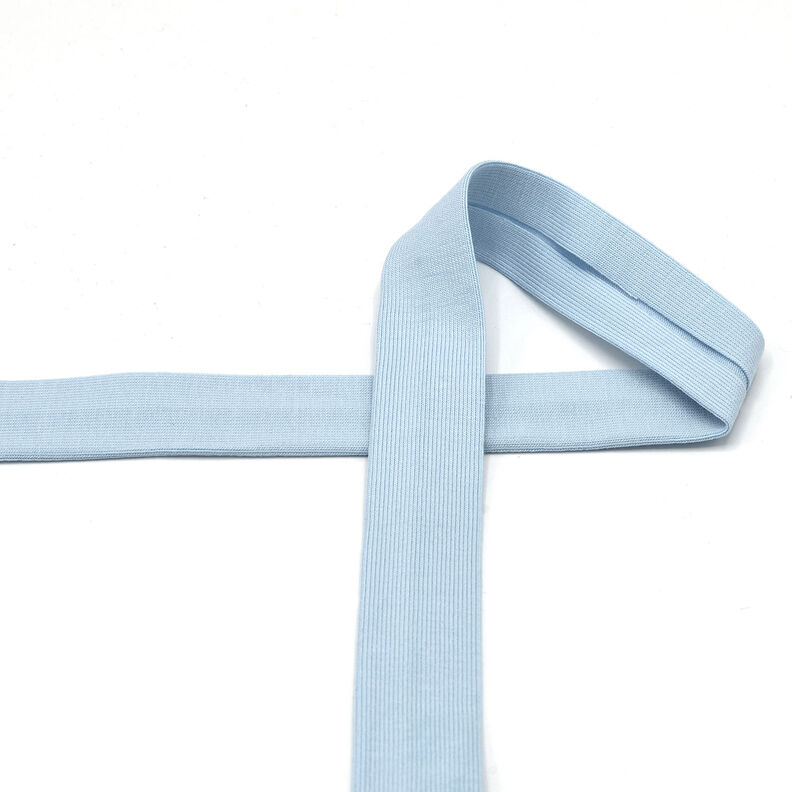 Fita de viés Jersey de algodão [20 mm] – azul claro,  image number 2