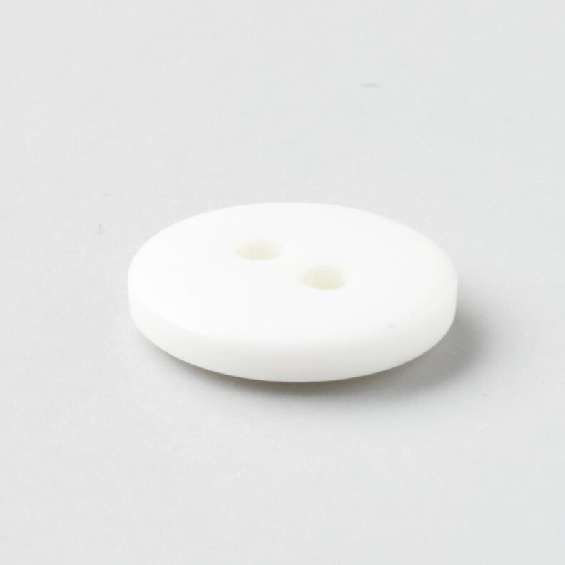 Botão redondo de 2 furos [Ø 11 mm] – branco,  image number 3