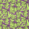 Lenzing Ecovero Inked Bouquet | Nerida Hansen – vermelho violeta médio/verde lima,  thumbnail number 1