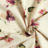Mix de linho e viscose Flores em aguarela – natural/uva,  thumbnail number 3