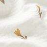 Musselina/ Tecido plissado duplo Florzinhas &ndash; marfim,  thumbnail number 2