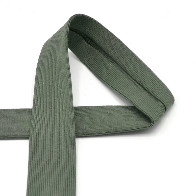 Fita de viés Jersey de algodão [20 mm] – verde-pinheiro,  image number 1