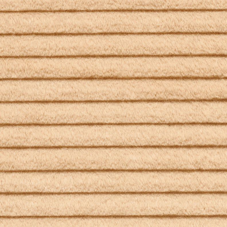 Pelo artificial Riscas diagonais largas – bege,  image number 1