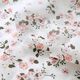 Cetim de viscose de seda Flores dispersas – branco,  thumbnail number 3