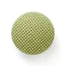 Botão forrado - Tecido para decoração Exteriores Agora Panama - verde-maçã,  thumbnail number 1