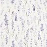 Tecido para decoração Meio linho Panamá Campo de lavanda – marfim/lilás,  thumbnail number 1