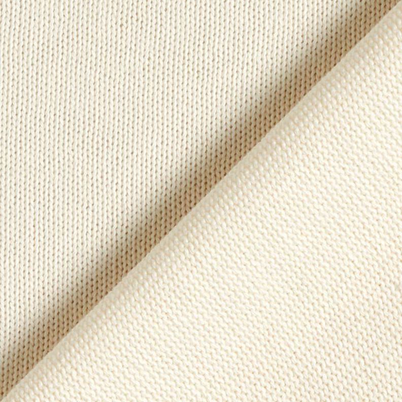 Tecido de malha de algodão – creme,  image number 3