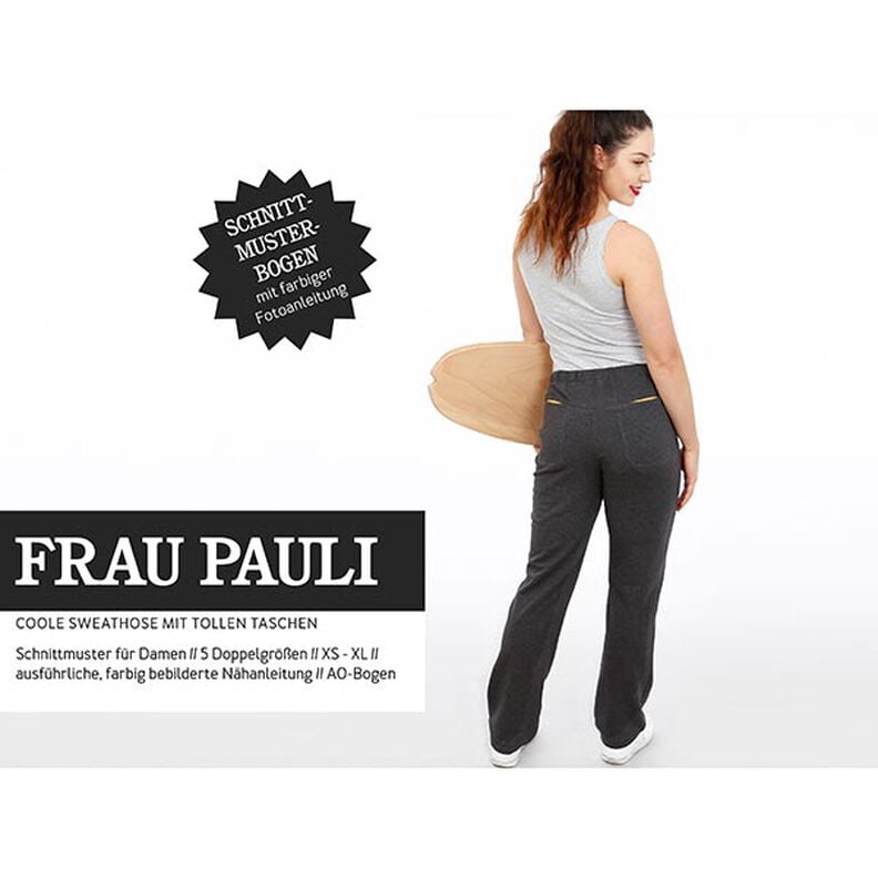 FRAU PAULI – Calças de fato de treino frescas, Studio Schnittreif  | XS -  XL,  image number 1