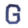 Aplicação Letra G [ Altura: 4,6 cm ] – azul-marinho,  thumbnail number 1