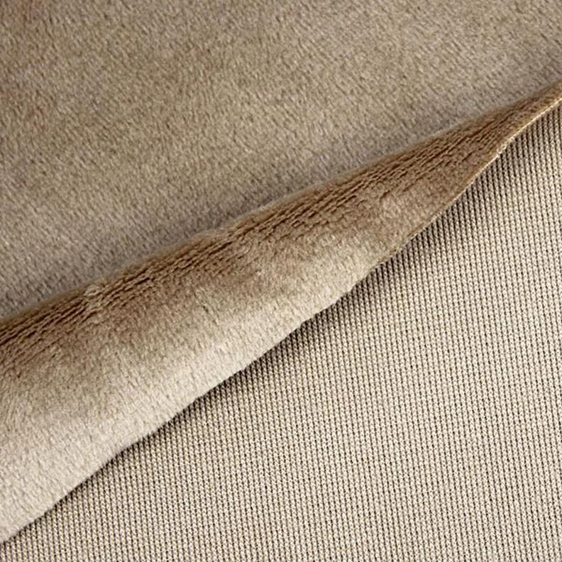 Peluche SuperSoft SHORTY [ 1 x 0,75 m | 1,5 mm ] - castanho médio | Kullaloo,  image number 3