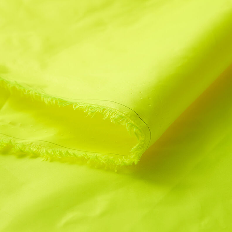 Tecido para casacos impermeável ultraleve – amarela néon,  image number 6