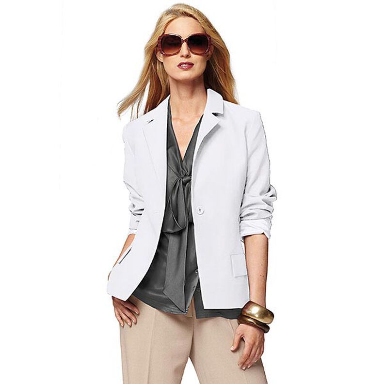 Sarja de algodão Liso – branco,  image number 5