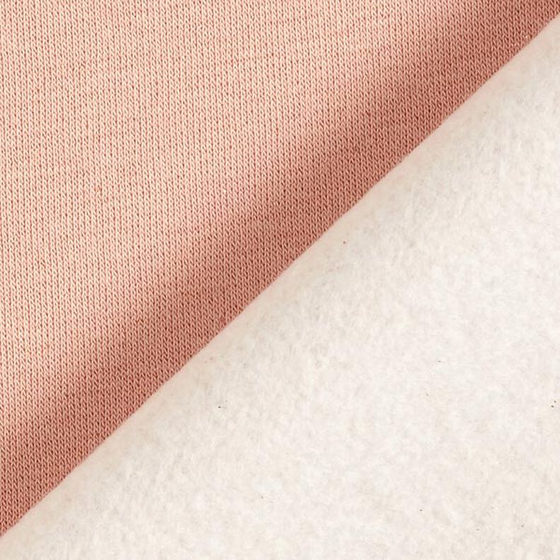 Sweatshirt cardada liso Lurex – rosa/dourado,  image number 4
