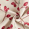 Tecido para decoração Gobelina Rosa mosqueta – bege claro/vermelho,  thumbnail number 4