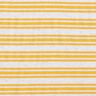 Jersey de viscose Riscas brilhantes irregulares – branco sujo/amarelo-sol,  thumbnail number 1