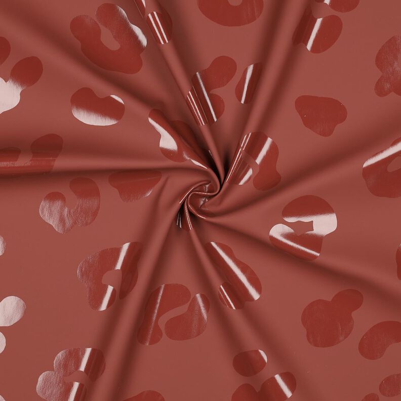 Tecido para impermeáveis Leopardo – bordeaux,  image number 3