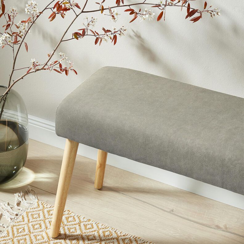 Tecido para estofos Look de veludo – taupe claro,  image number 6